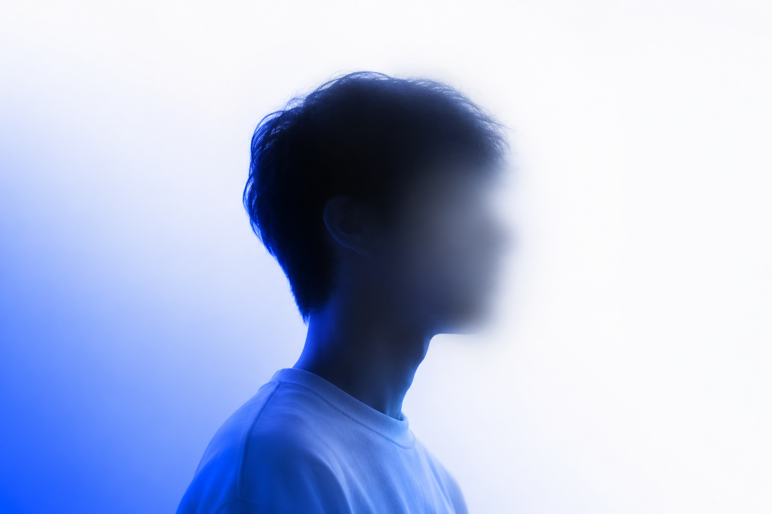 Blurred anonymous profile